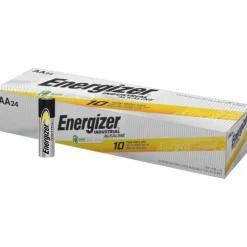 Energizer Industrial Alkaline AA Battery Boxes of 24 - For Multipurpose - AA - 1.5 V DC - 24/Box - 6 / Carton