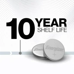 Energizer Industrial Lithium CR2032 Coin Battery with Tear-Strip Packaging, 3 V, 100/Box