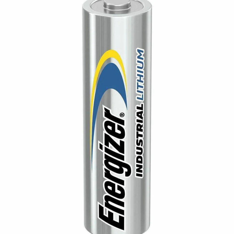 Energizer Industrial Lithium AA Batteries, Pack Of 24 Batteries, L91