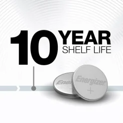 Energizer Industrial Lithium CR2025 Coin Battery with Tear-Strip Packaging, 3 V, 100/Box