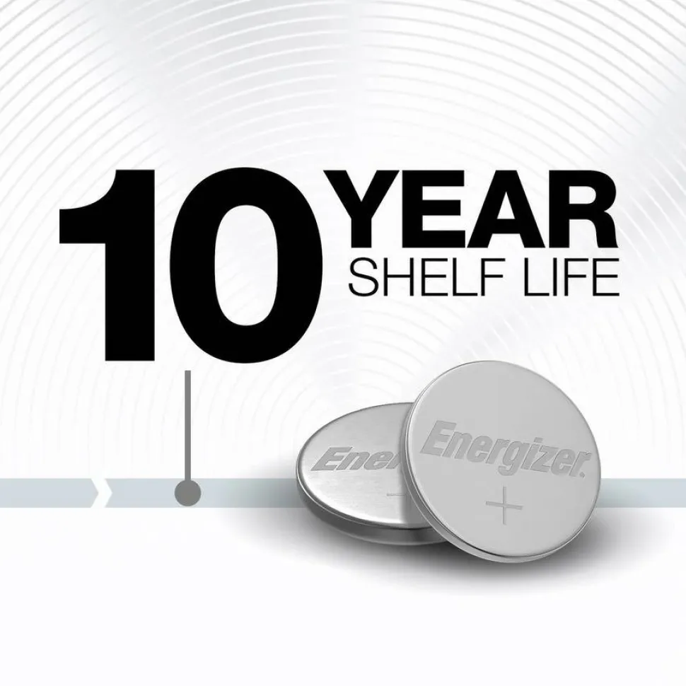 Energizer Industrial Lithium CR2025 Coin Battery with Tear-Strip Packaging, 3 V, 100/Box