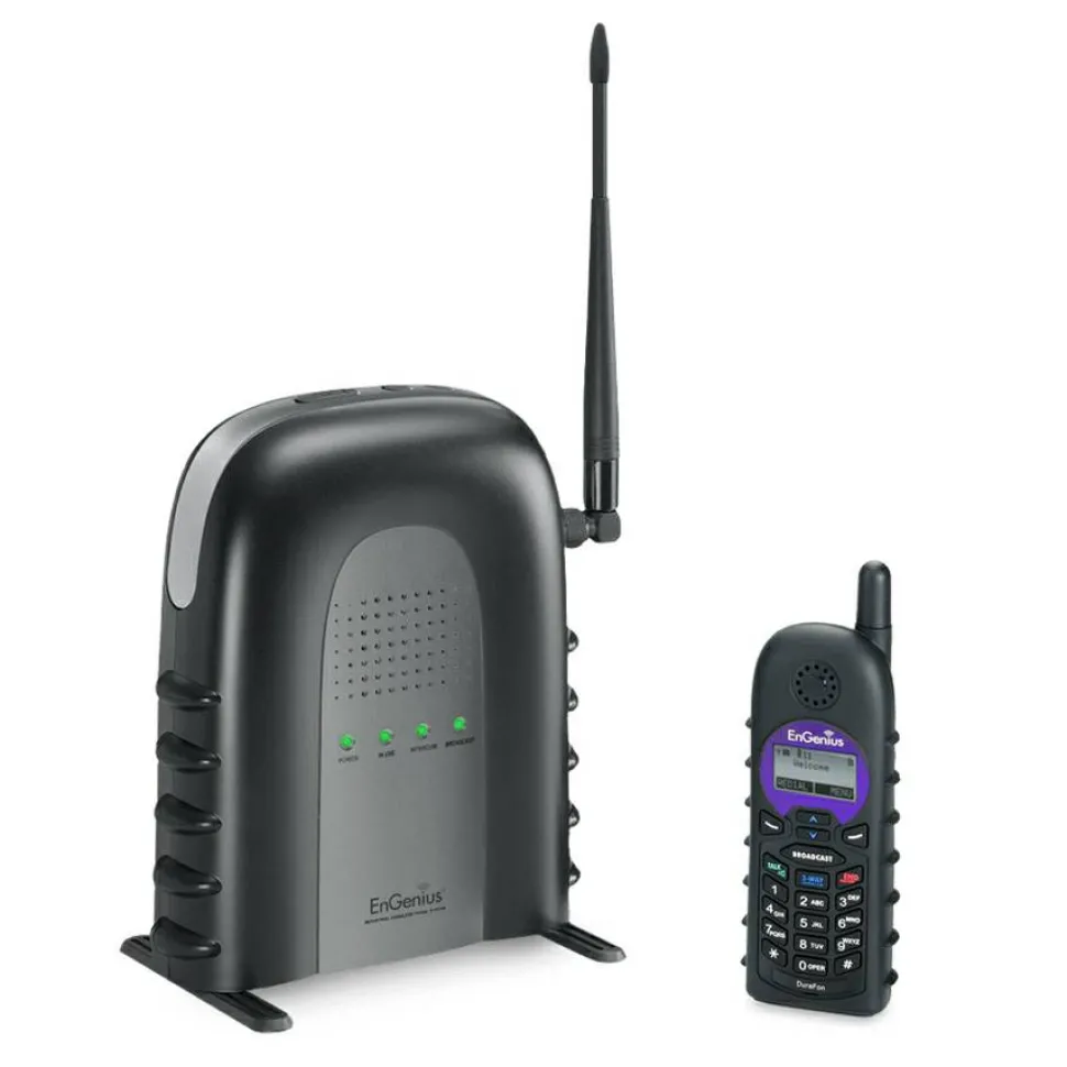 EnGenius DuraFon-SIP IP Phone - Cordless - Corded - Desktop