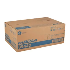 enMotion 8" Paper Towel Rolls, 1-Ply, 100% Recycled Fiber, Brown, 700 ft Per Roll, 6 Rolls Per Case