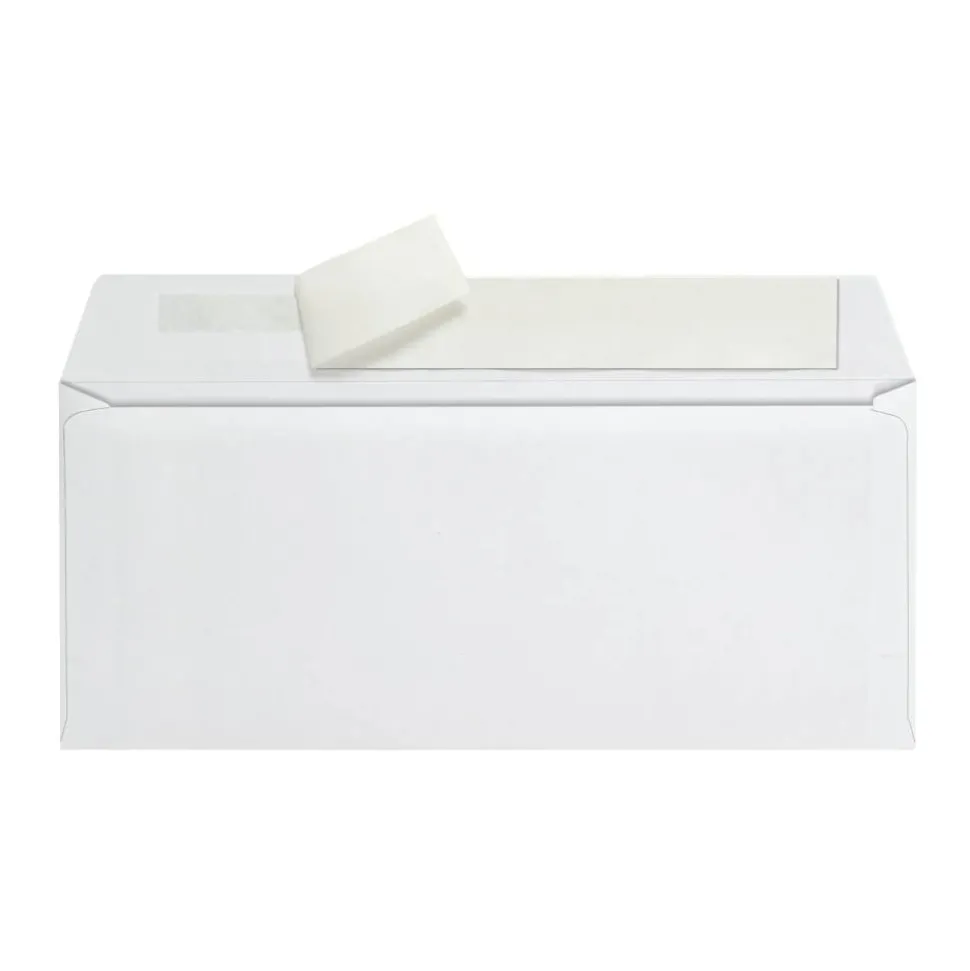 Envelopes, 4-1/8" x 9-1/2", Clean Seal, White, Box Of 500