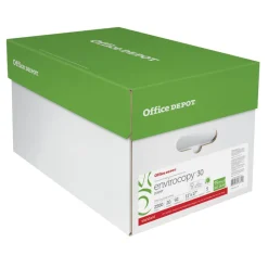 EnviroCopy Copy Paper, White, Ledger (11" x 17"), 2500 Sheets Per Case, 20 Lb, 30% Recycled, FSC Certified