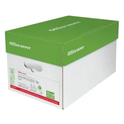 EnviroCopy Copy Paper, White, Letter (8.5" x 11"), 5000 Sheets Per Case, 20 Lb, 50% Recycled, FSC Certified