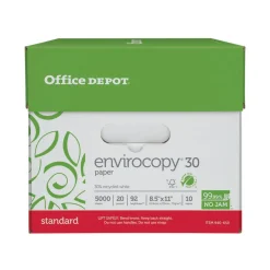 EnviroCopy Copy Paper, White, Letter (8.5
