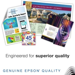 Epson Double-Sided Premium Presentation And Photo Paper, Letter Size (8 1/2