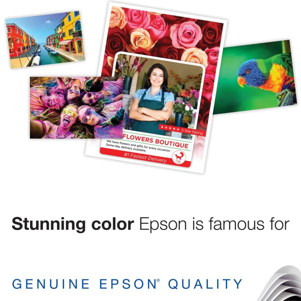 Epson Double-Sided Premium Presentation And Photo Paper, Letter Size (8 1/2" x 11"), Pack Of 50 Sheets, 47 Lb, Matte White