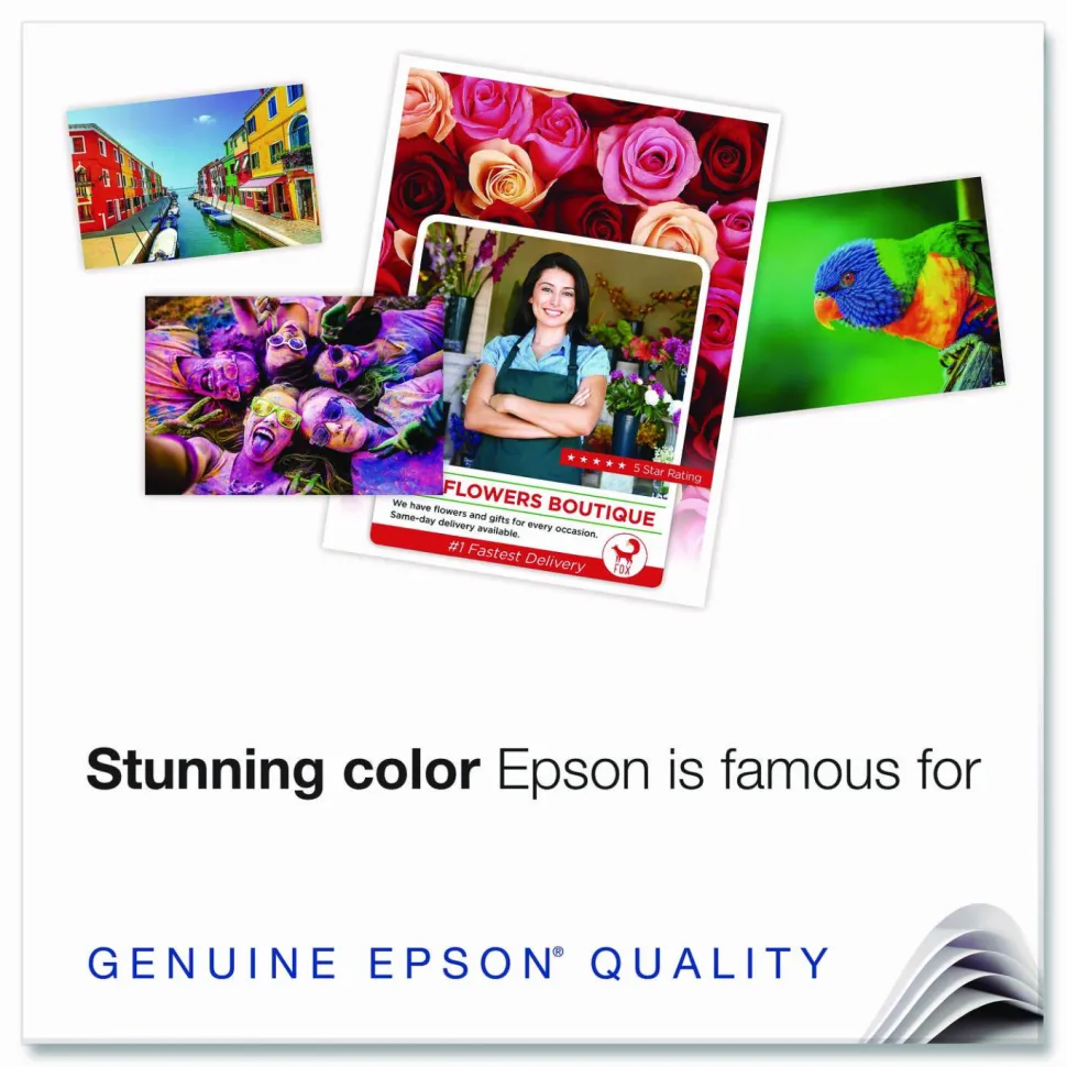 Epson Double-Sided Premium Presentation And Photo Paper, Letter Size (8 1/2" x 11"), Pack Of 50 Sheets, 47 Lb, Matte White