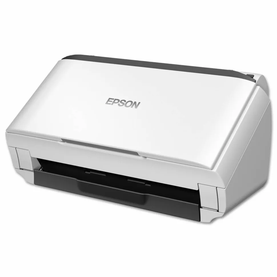 Epson DS410 Document Scanner, 600 dpi Optical Resolution, 50-Sheet Duplex Auto Document Feeder