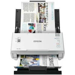 Epson DS410 Document Scanner, 600 dpi Optical Resolution, 50-Sheet Duplex Auto Document Feeder
