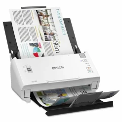 Epson DS410 Document Scanner, 600 dpi Optical Resolution, 50-Sheet Duplex Auto Document Feeder
