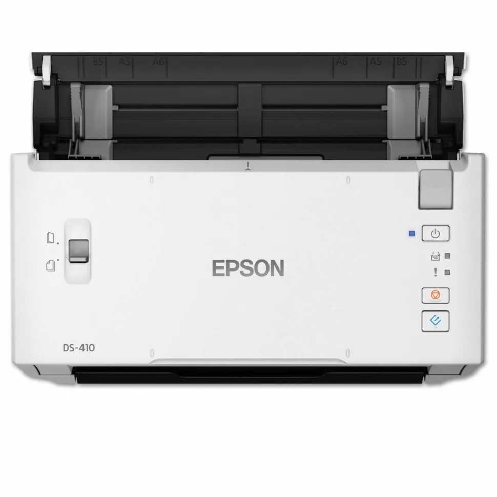 Epson DS410 Document Scanner, 600 dpi Optical Resolution, 50-Sheet Duplex Auto Document Feeder