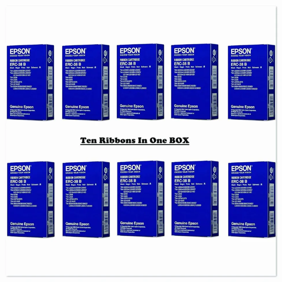 Epson ERC-38B Black Fabric Ribbon