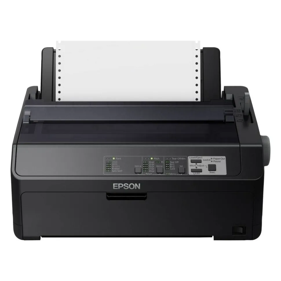 Epson FX-890II 9-pin Dot Matrix Printer, Monochrome, Energy Star, C11CF37201