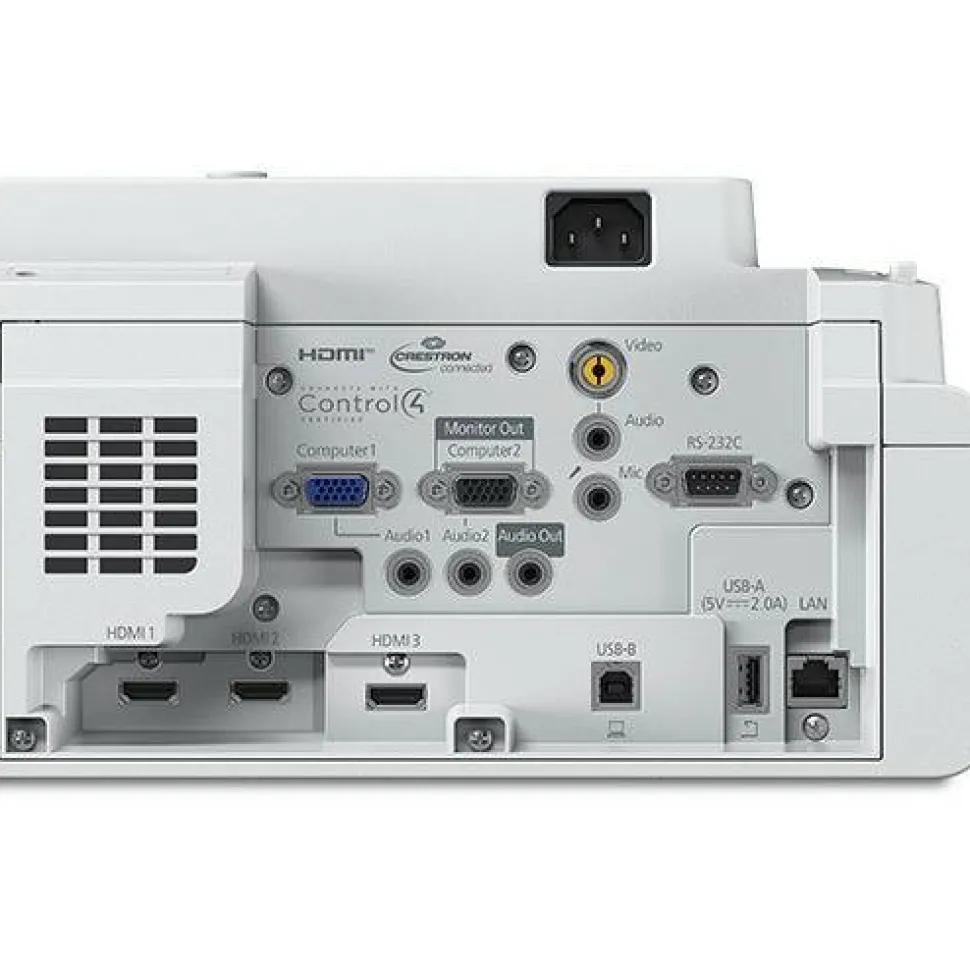 Epson PowerLite 760W Ultra Short Throw 3LCD Projector - 16:10 - Wall Mountable, Tabletop