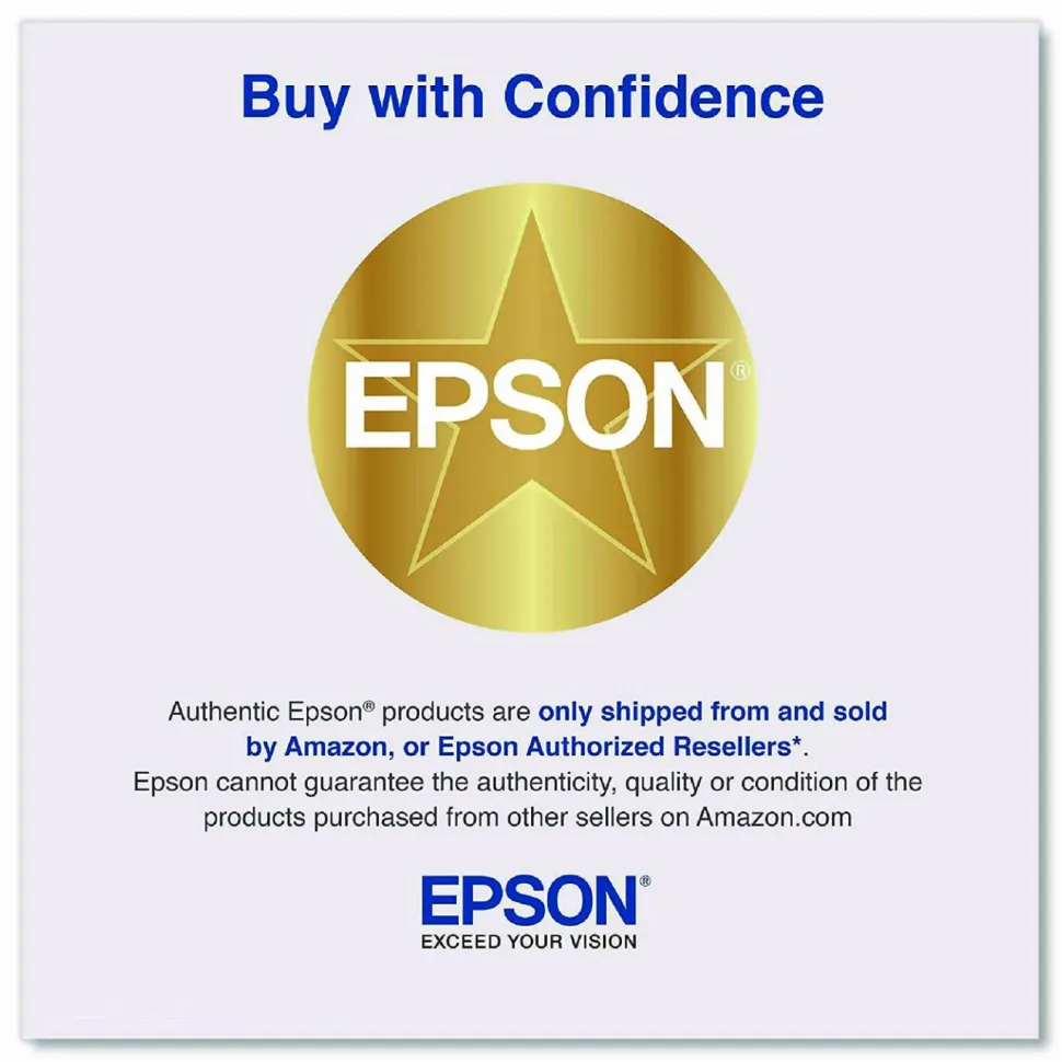 Epson Premium Photo Paper, 10.4 mil, 8 x 10, High-Gloss Bright White, 20/Pack
