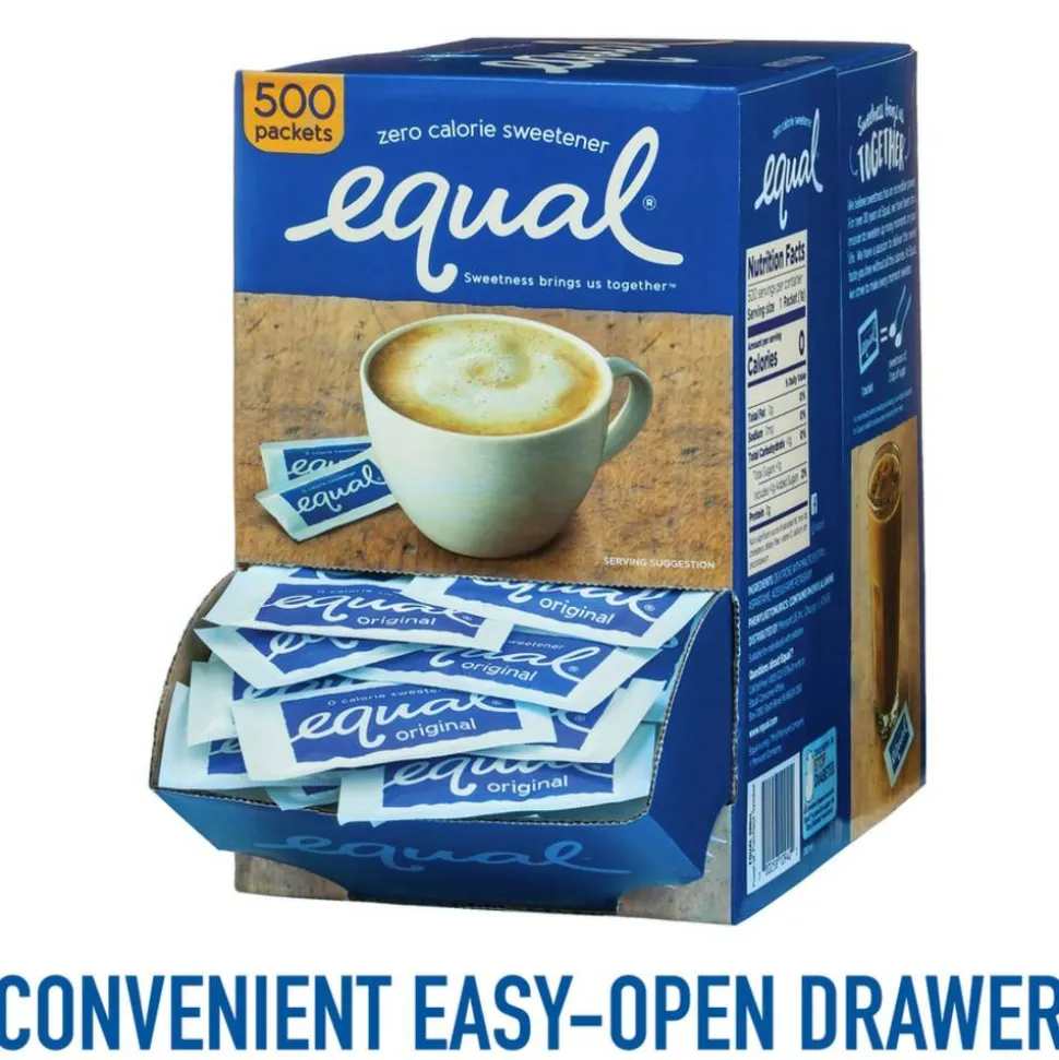 Equal Original Sweetener, 0.035 Oz., Box Of 500