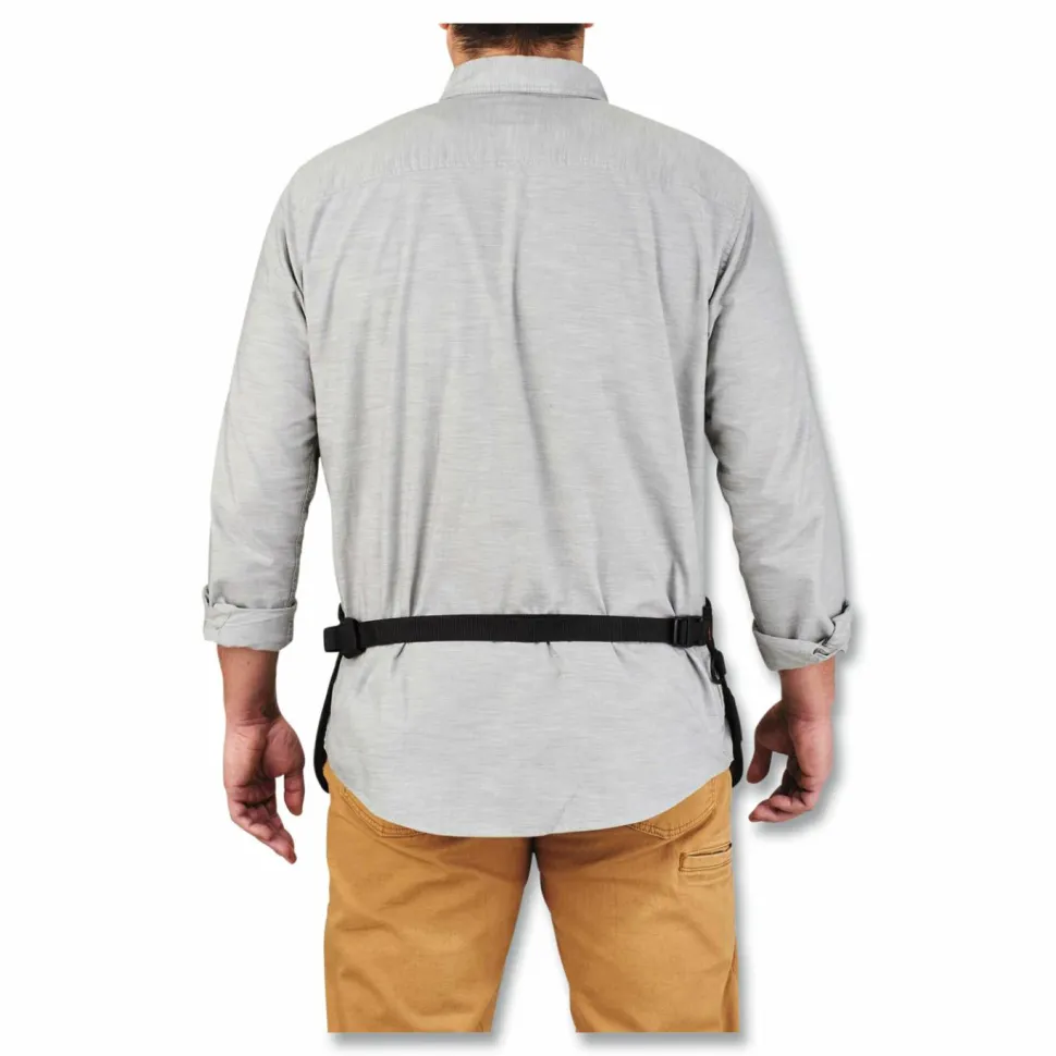 ergodyne Arsenal 5707 Canvas Waist Apron, 14 Compartments, 25.5 x 34, Canvas, Gray