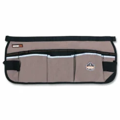 ergodyne Arsenal 5706 13-Pocket Waist Apron, 13 Compartments, 23 x 9, Canvas, Gray