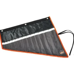 ergodyne Arsenal 5873 Polyester Wrench Roll Up, 14 Compartments, 26.5 x 5, Polyester, Black