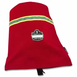 ergodyne Arsenal 5082 SCBA Mask Bag with Hook-and-Loop Closure, Fleece Lining, 8.5 x 8.5 x 14, Red
