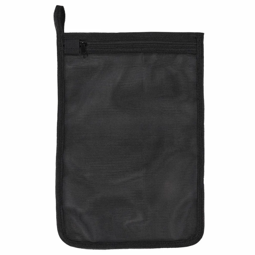ergodyne Arsenal 5718 Zippered Mesh Wash Bag, 8 x 10, Polyester, Black, 10/Pack
