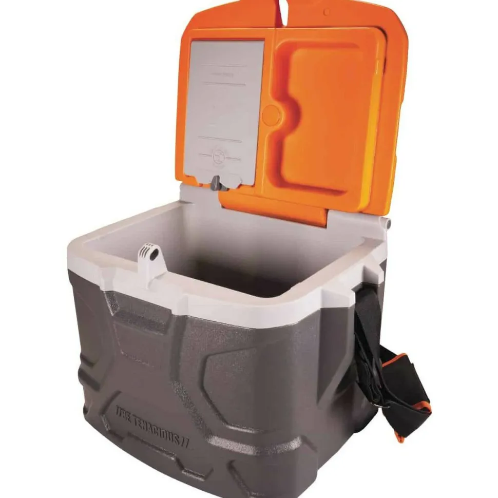 ergodyne Chill-Its 5170 17-Quart Industrial Hard Sided Cooler, Orange/Gray