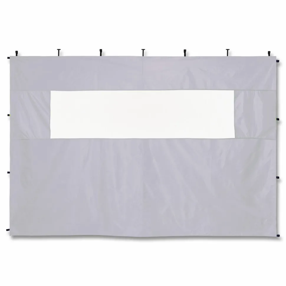 ergodyne SHAX 6195 Pop-Up Tent Sidewall with Mesh Window, 10 ft x 10 ft, Polyester, White