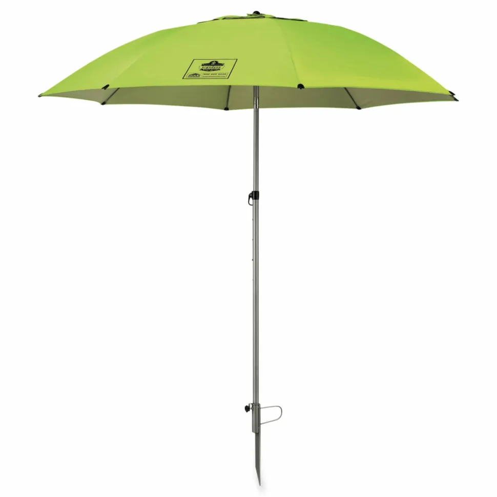 ergodyne Shax 6192 Replacement Umbrella Ground Spike, Steel, Silver