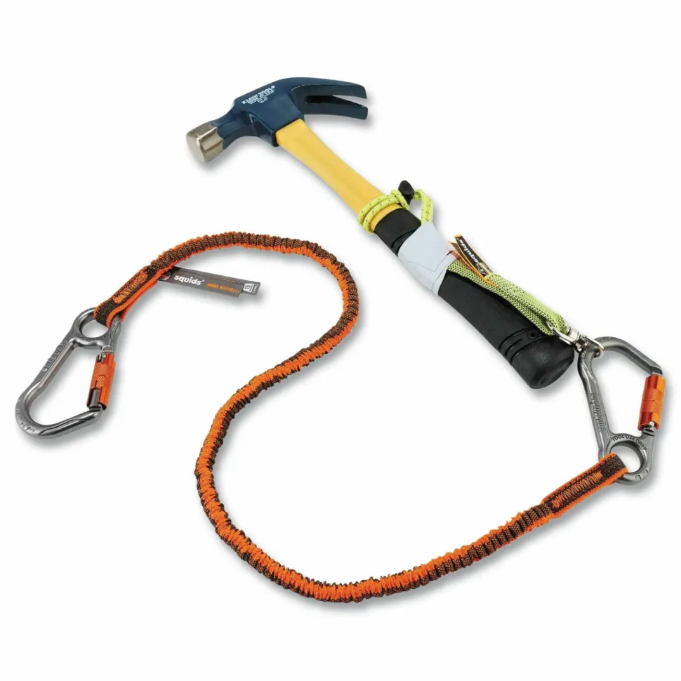 ergodyne Squids 3184 Concrete Finisher + Mason Tool Tethering Kit, Assorted Max Working Capacities, Lengths and Colors