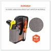 ergodyne Squids 5541 Handheld Barcode Scanner Holster with Belt Clip, 2 Compartments, 2.75 x 3.5 x 7.3, Polyester,Gray