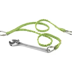 ergodyne Squids 3311 Twin-Leg Tool Lanyard with Three Carabiners, 15lb Max Working Capacity, 35