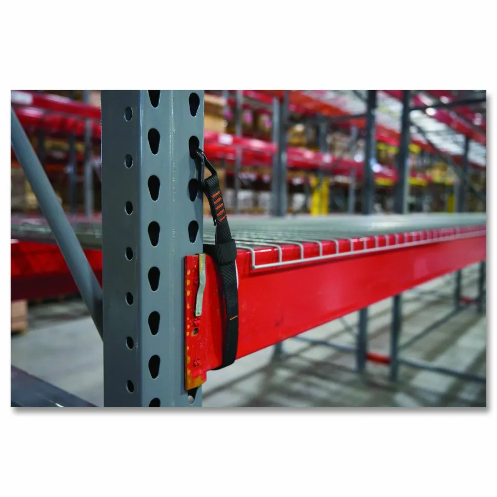 ergodyne Squids 3169 Warehouse Racking Stabilizer Strap, 250 lb Capacity, 1.25" x 24", Black