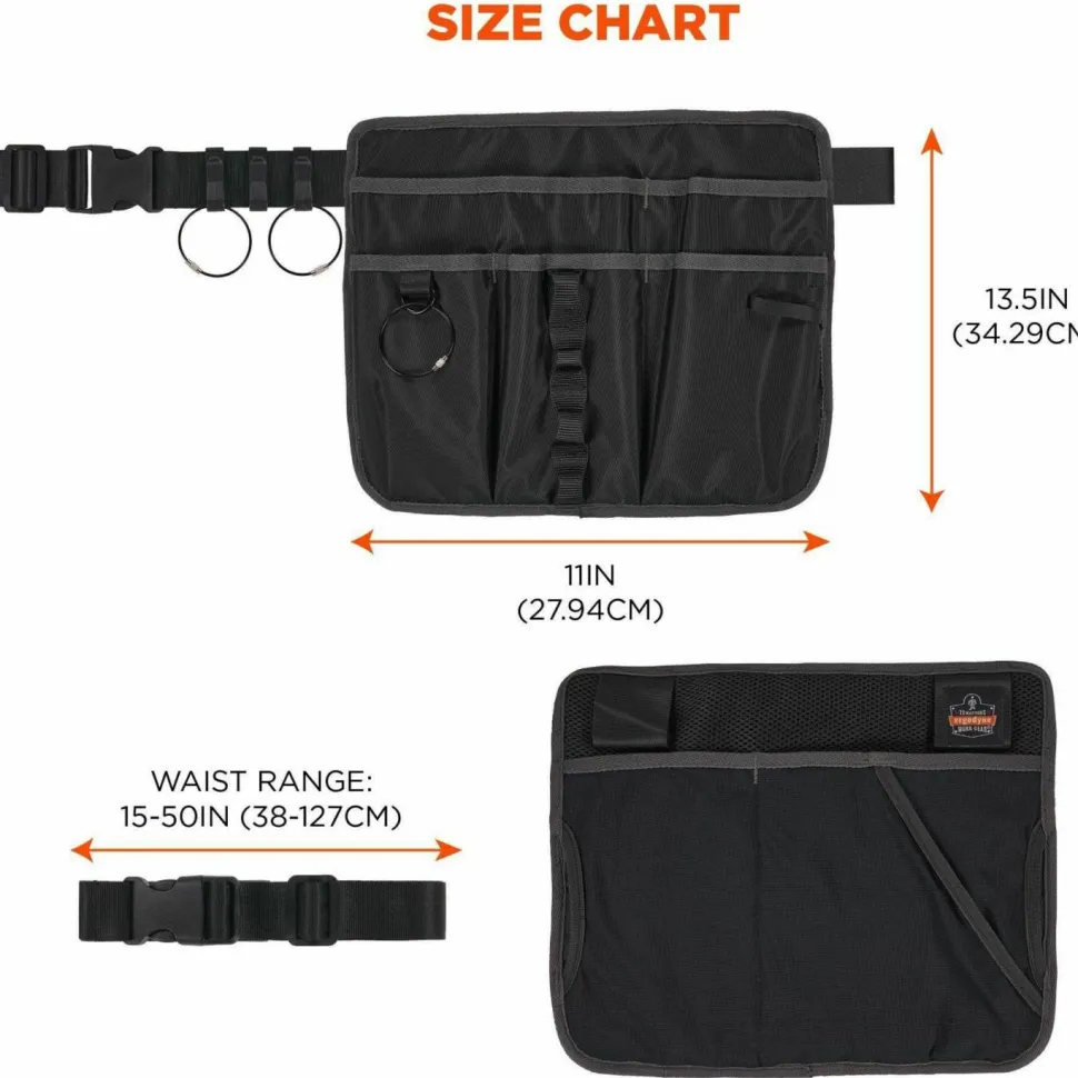 Ergodyne Arsenal 5715 Carrying Case (Pouch) Brush, Cleaning Kit, Towel - Black