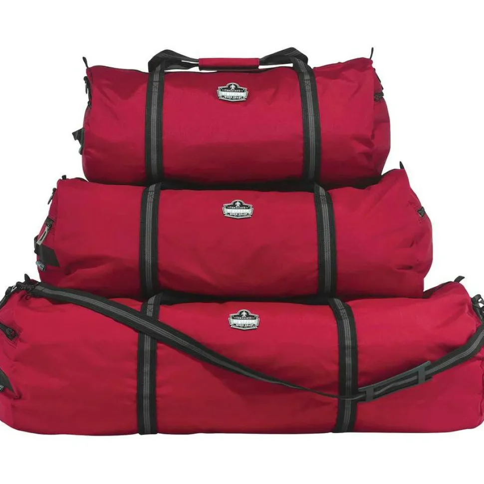 ergodyne Arsenal 5020 Gear Duffel Bag, Nylon, Small, 12 x 23 x 12, Red