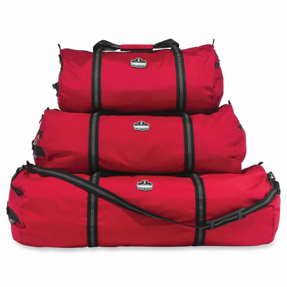 ergodyne Arsenal 5020 Gear Duffel Bag, Nylon, Small, 12 x 23 x 12, Red