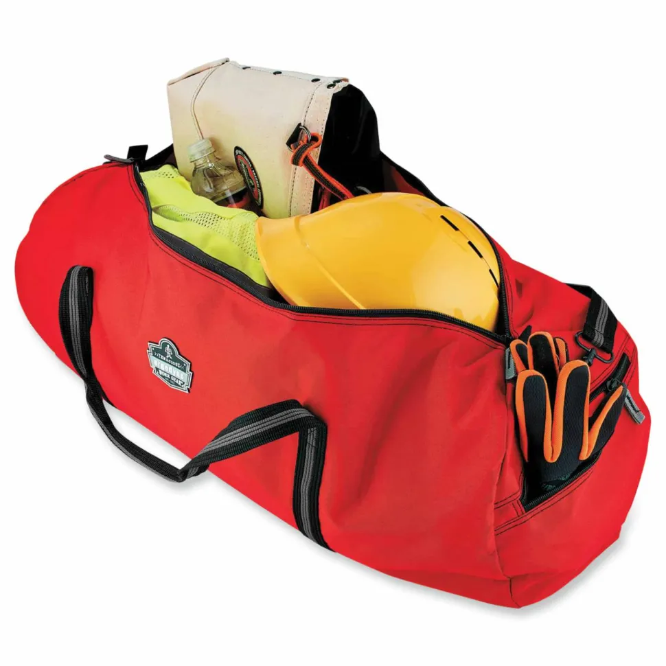 ergodyne Arsenal 5020 Gear Duffel Bag, Nylon, Medium, 13 x 28.5 x 13, Red
