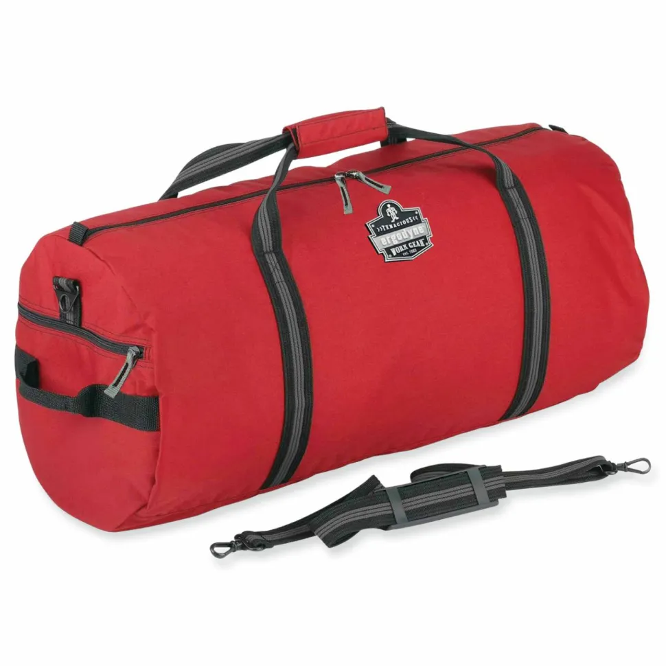 ergodyne Arsenal 5020 Gear Duffel Bag, Nylon, Medium, 13 x 28.5 x 13, Red