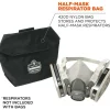 ergodyne Arsenal 5182 Half Mask Respirator Pack with Hook-and-Loop Closure, 7 x 4 x 10, Black