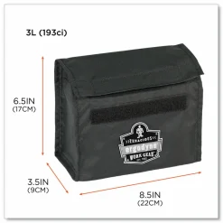 ergodyne Arsenal 5180 Half Mask Respirator Waist Pack, 8.5 x 3.5 x 6.5, Black