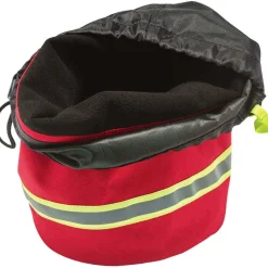 ergodyne Arsenal 5080L Fleece-Lined SCBA Mask Bag with Drawstring Closure, 8.5 x 8.5 x 14, Red