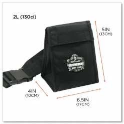 ergodyne Arsenal 5184 Mouthbit Respirator Bag, 5 x 4 x 6.5, Black