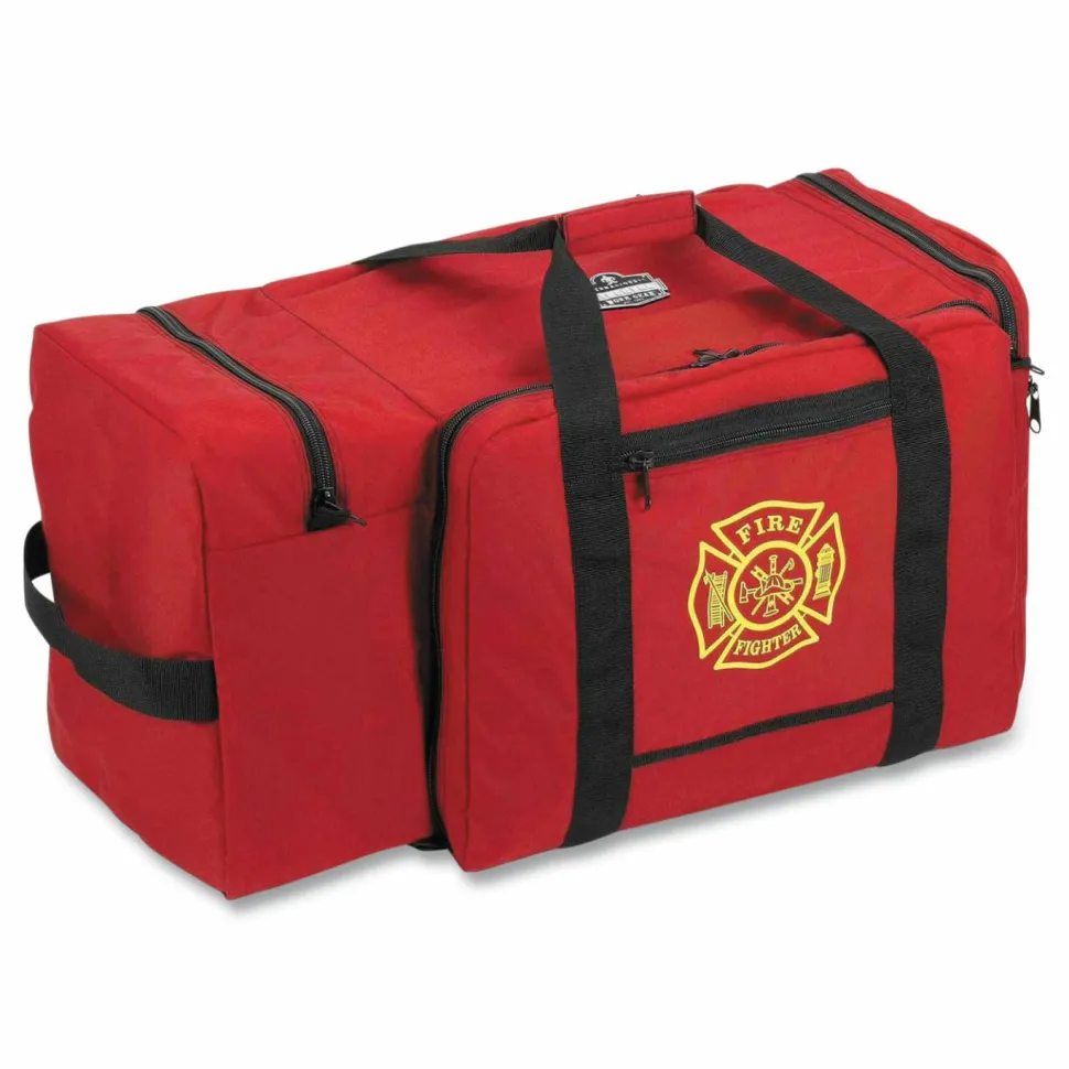 ergodyne Arsenal 5005P Fire + Rescue Gear Bag, Polyester, 39 x 15 x 15, Red