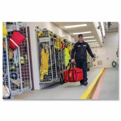 ergodyne Arsenal 5005P Fire + Rescue Gear Bag, Polyester, 39 x 15 x 15, Red