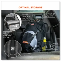 ergodyne Arsenal 5188 PPE Jobsite Backpack, 7 x 15 x 20, Black