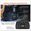 ergodyne Arsenal 5031 Water-Resistant Duffel Bag, Small, 12.2 x 23.2 x 12.6, Black