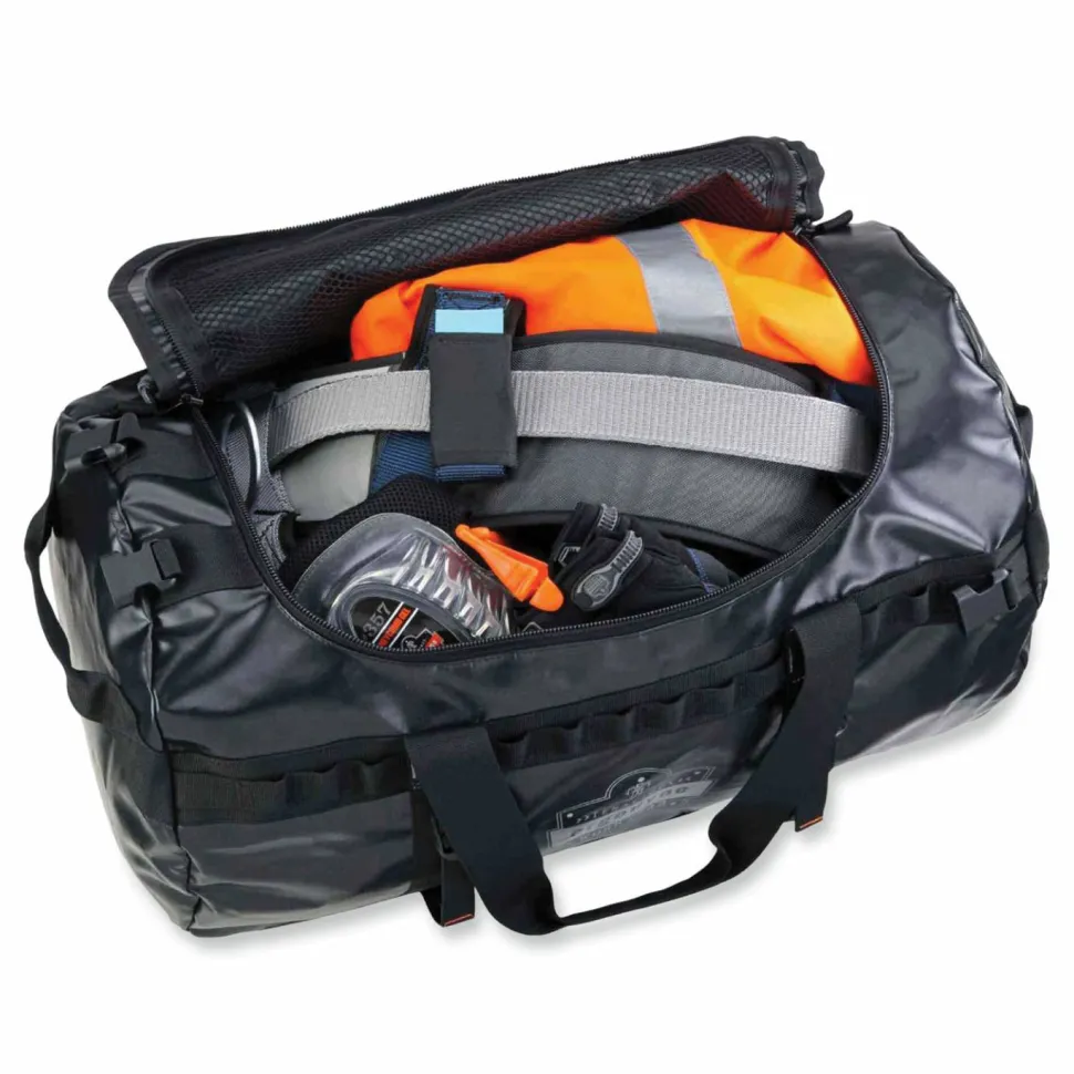 ergodyne Arsenal 5030 Water-Resistant Duffel Bag, Small, 13.5 x 23.5 x 13.5, Black