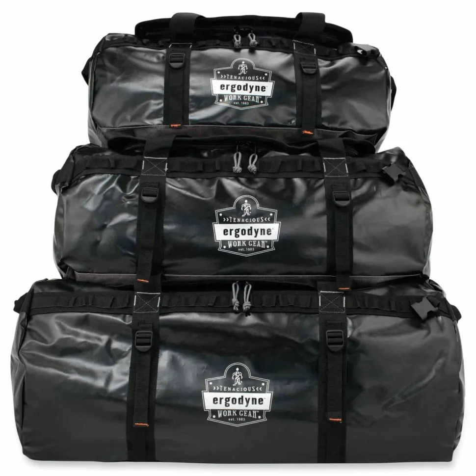 ergodyne Arsenal 5030 Water-Resistant Duffel Bag, Small, 13.5 x 23.5 x 13.5, Black